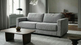 Stearns & Foster Atillio Grey Queen Sleeper Sofa w/Memory Foam Mattress - Ornate Home