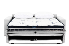 Stearns & Foster® Giotto Silver Full Sleeper Sofa w/ Memory Foam Mattress - Ornate Home