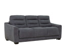 Stearns & Foster® Luca Dark Grey Queen Sleeper Sofa w/ Pocket Coil Mattress - Ornate Home