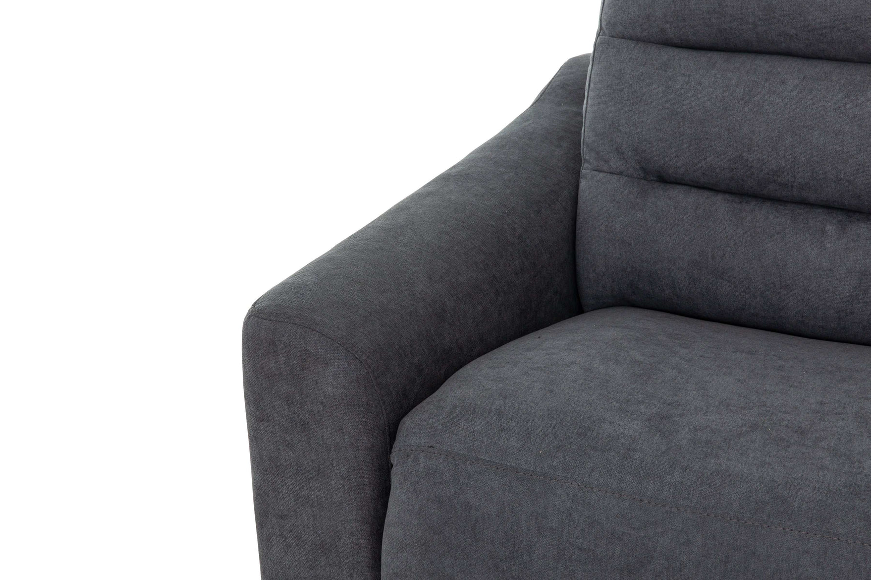 Stearns & Foster® Luca Dark Grey Queen Sleeper Sofa w/ Pocket Coil Mattress - Ornate Home