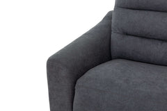 Stearns & Foster® Luca Dark Grey Queen Sleeper Sofa w/ Pocket Coil Mattress - Ornate Home