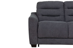Stearns & Foster® Luca Dark Grey Queen Sleeper Sofa w/ Pocket Coil Mattress - Ornate Home