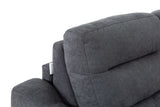 Stearns & Foster® Luca Dark Grey Queen Sleeper Sofa w/ Pocket Coil Mattress - Ornate Home