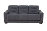 Stearns & Foster® Luca Dark Grey Queen Sleeper Sofa w/ Pocket Coil Mattress - Ornate Home