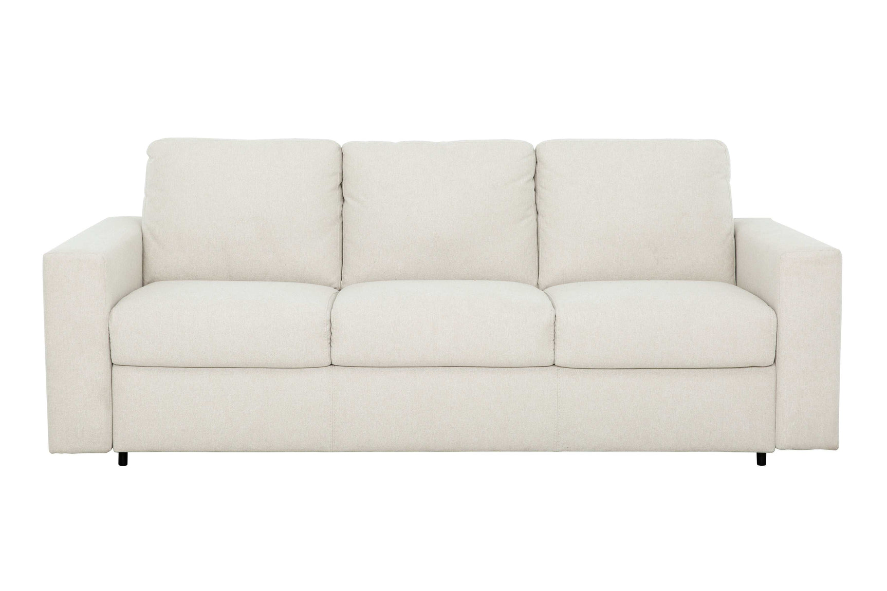 Stearns & Foster® Paolo Ivory Queen Sleeper Sofa w/ Memory Foam Mattress - Ornate Home