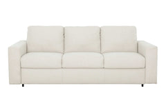 Stearns & Foster® Paolo Ivory Queen Sleeper Sofa w/ Memory Foam Mattress - Ornate Home