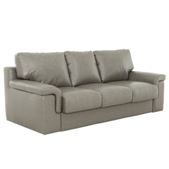 Stearns & Foster Weston Gray Leather Queen Sofa Bed - Ornate Home