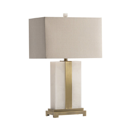 Steart White/Gold Table Lamp - Ornate Home