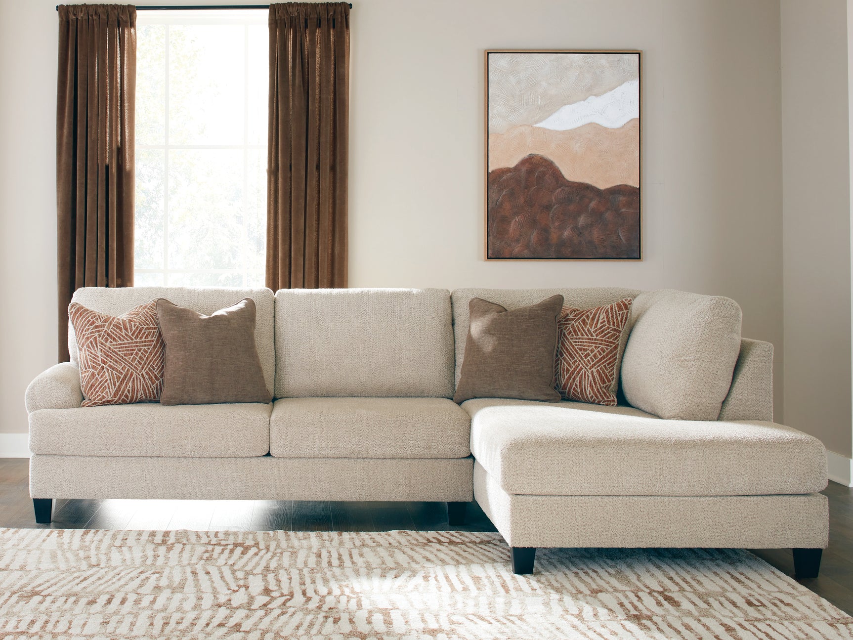 Steelwater Retreat Latte 2-Piece Sectional with Chaise (Online Special Price) - Ornate Home