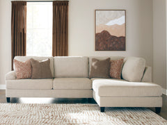 Steelwater Retreat Latte 2-Piece Sectional with Chaise - Ornate Home