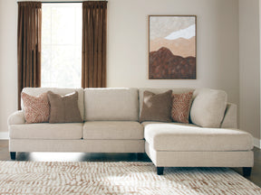 Steelwater Retreat Latte 2-Piece Sectional with Chaise - Ornate Home