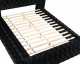 Stefania Black 5 Pc. Queen Bedroom Set w/ 2NS - Ornate Home