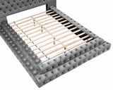 Stefania Gray 4 Pc. Queen Bedroom Set - Ornate Home