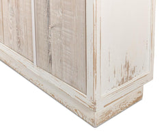Stefano White Narrow Sideboard - Ornate Home