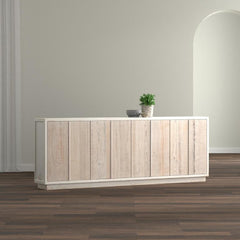 Stefano White Narrow Sideboard - Ornate Home