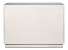 Stefano White/Natural Two Doors Commode - Ornate Home
