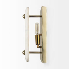 Stein Gold/White Wall Sconce - Ornate Home