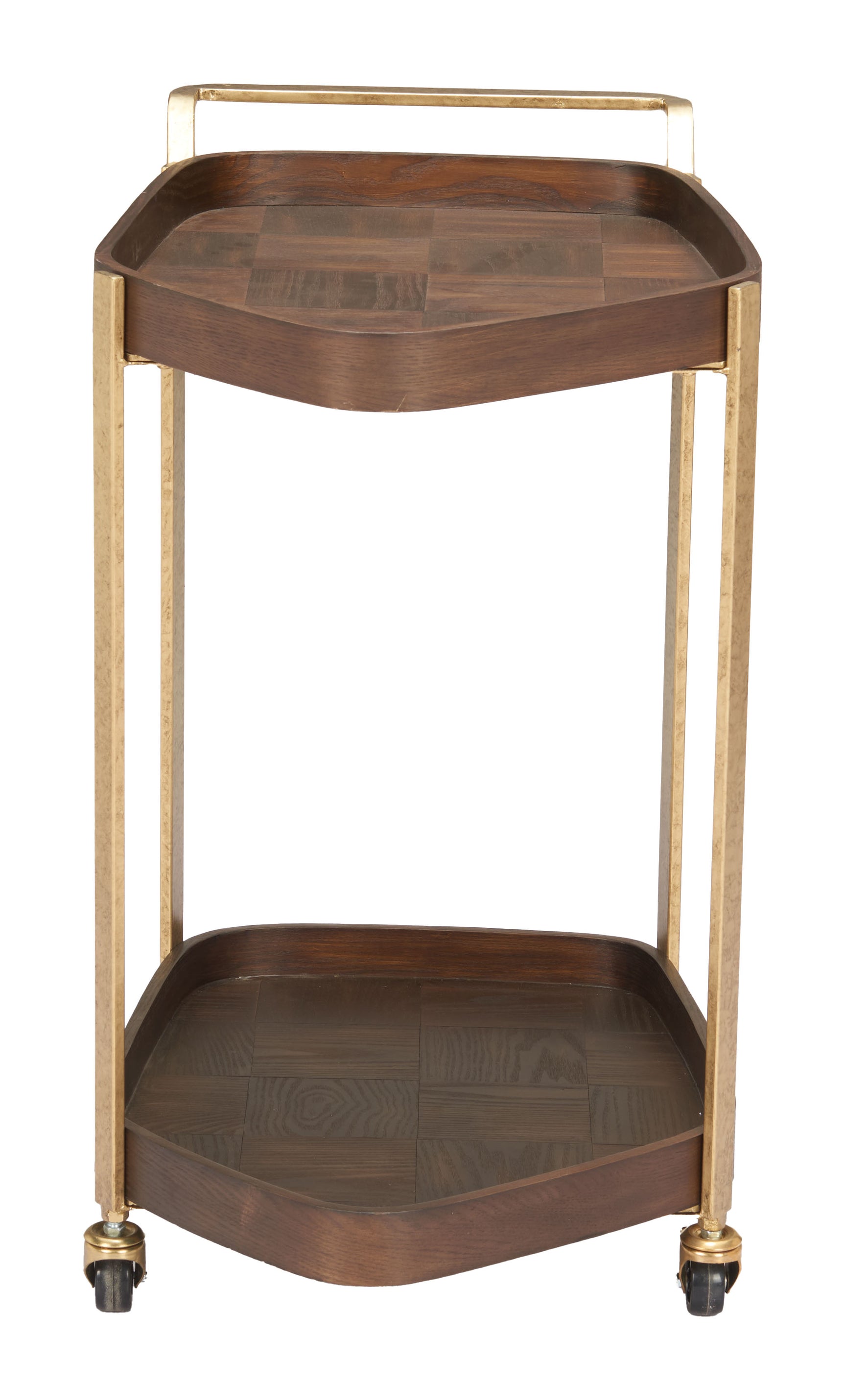 Stela Walnut Bar Cart