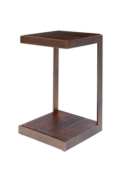 Stella Burnished Copper C-Table - Ornate Home