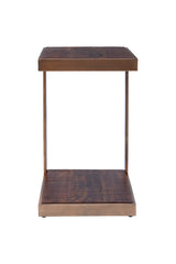Stella Burnished Copper C-Table - Ornate Home