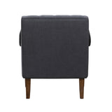 Stella Dark Gray Boucle Accent Chair - Ornate Home