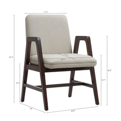Stella Dining Armchair in Champagne - Ornate Home