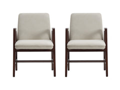 Stella Dining Armchair in Champagne (set of 2) - Ornate Home