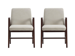 Stella Dining Armchair in Champagne (set of 2) - Ornate Home