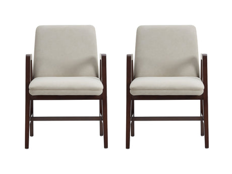 Stella Dining Armchair in Champagne (set of 2) - Ornate Home