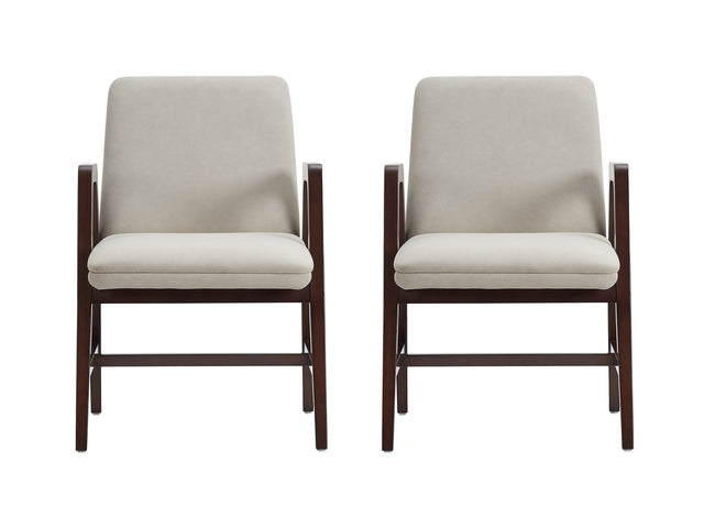 Stella Dining Armchair in Champagne (set of 2) - Ornate Home