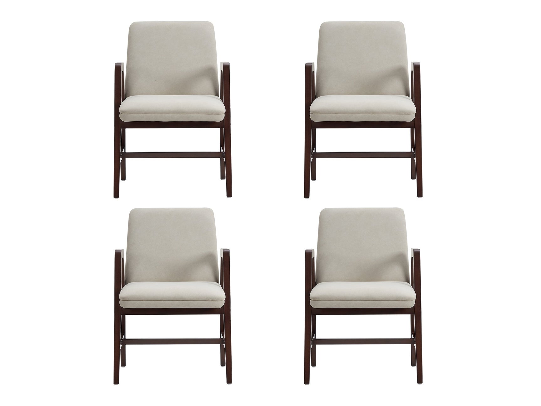 Stella Dining Armchair in Champagne (set of 4) - Ornate Home