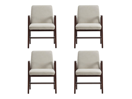 Stella Dining Armchair in Champagne (set of 4) - Ornate Home