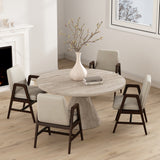 Stella Dining Armchair in Champagne (set of 4) - Ornate Home