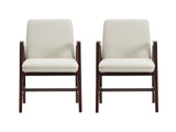 Stella Dining Armchair in Cream (set of 2) - Ornate Home