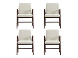 Stella Dining Armchair in Cream (set of 4) - Ornate Home