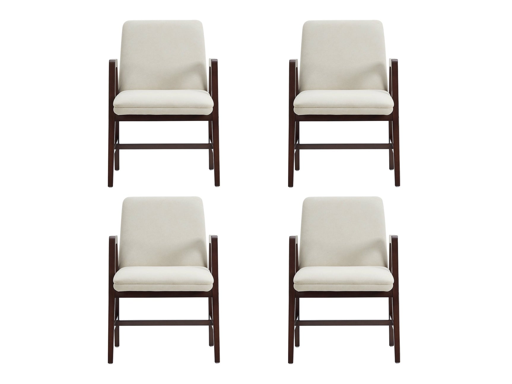 Stella Dining Armchair in Cream (set of 4) - Ornate Home