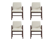 Stella Dining Armchair in Cream (set of 4) - Ornate Home