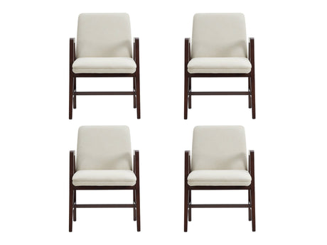Stella Dining Armchair in Cream (set of 4) - Ornate Home