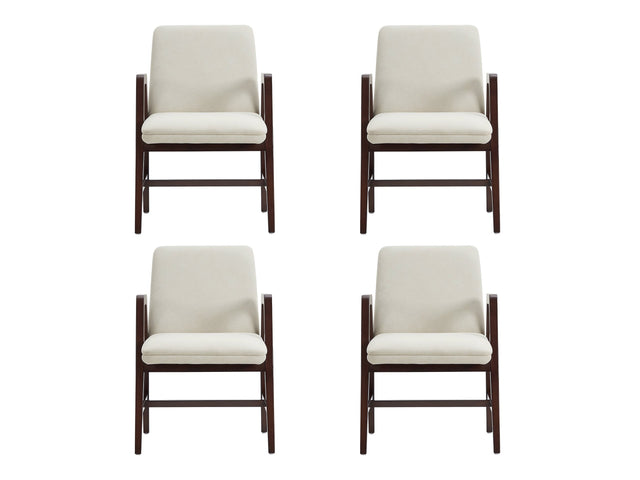 Stella Dining Armchair in Cream (set of 4) - Ornate Home