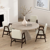 Stella Dining Armchair in Cream (set of 4) - Ornate Home