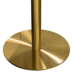Stella Marble Round Bar Height Table Gold Leg - Ornate Home