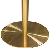 Stella Marble Round Dining Table Gold Leg - Ornate Home