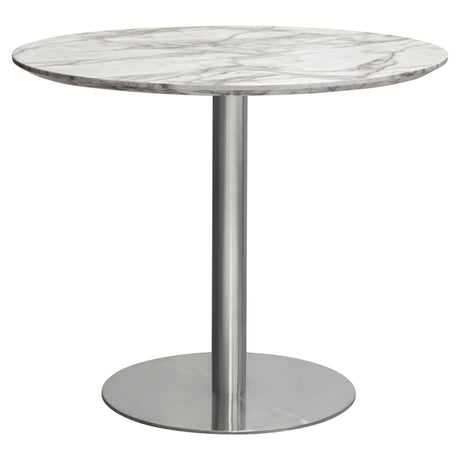Stella Marble Round Dining Table - Ornate Home