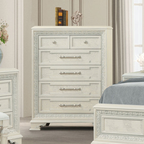 Stella Mia Creamy White Chest - Ornate Home