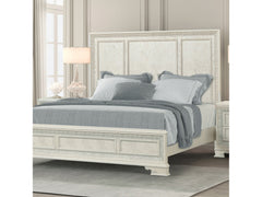 Stella Mia Creamy White Eastern King Bed - Ornate Home