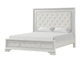 Stella Mia Creamy White Eastern King Full Bed - Ornate Home