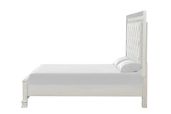 Stella Mia Creamy White Eastern King Full Bed - Ornate Home