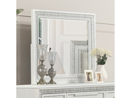 Stella Mia Creamy White Mirror - Ornate Home