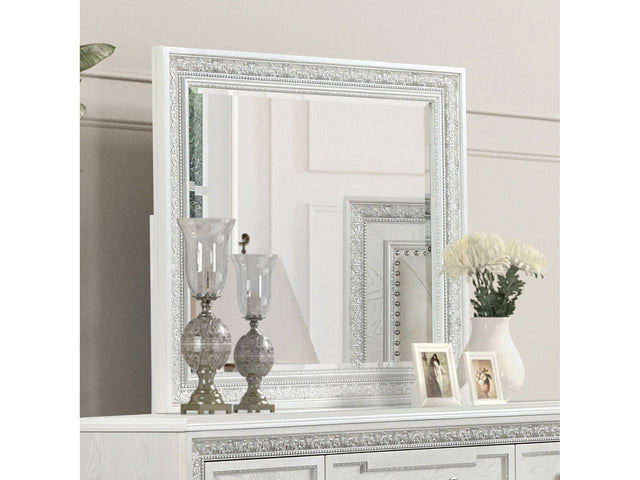 Stella Mia Creamy White Mirror - Ornate Home