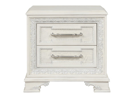 Stella Mia Creamy White Nightstand - Ornate Home